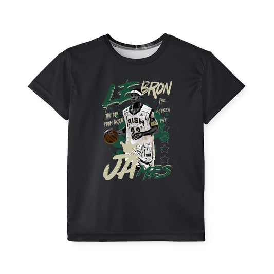 Basketball Style YOUTH Size T Shirts Clothing Custom Design Printed Front