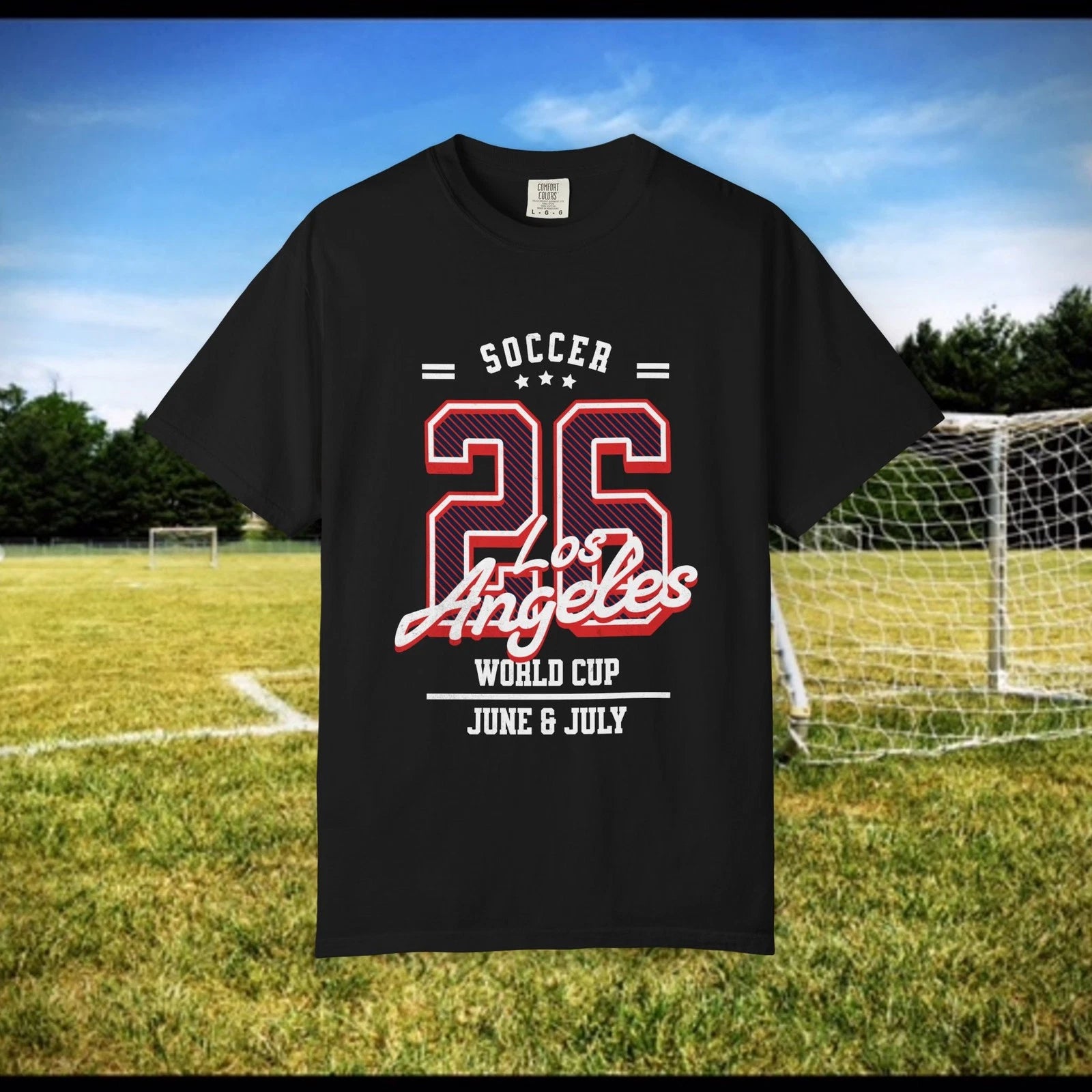 Los Angeles World Cup 2026 Soccer Matches T-Shirt | Host City Fan Souvenir