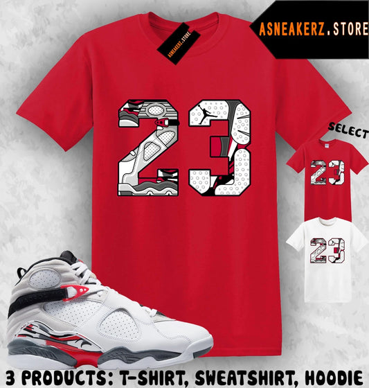 Tee Shirt Matching AJ 8 Bugs Bunny 2025 To Match Sneaker Retro Number 23 T-Shirt