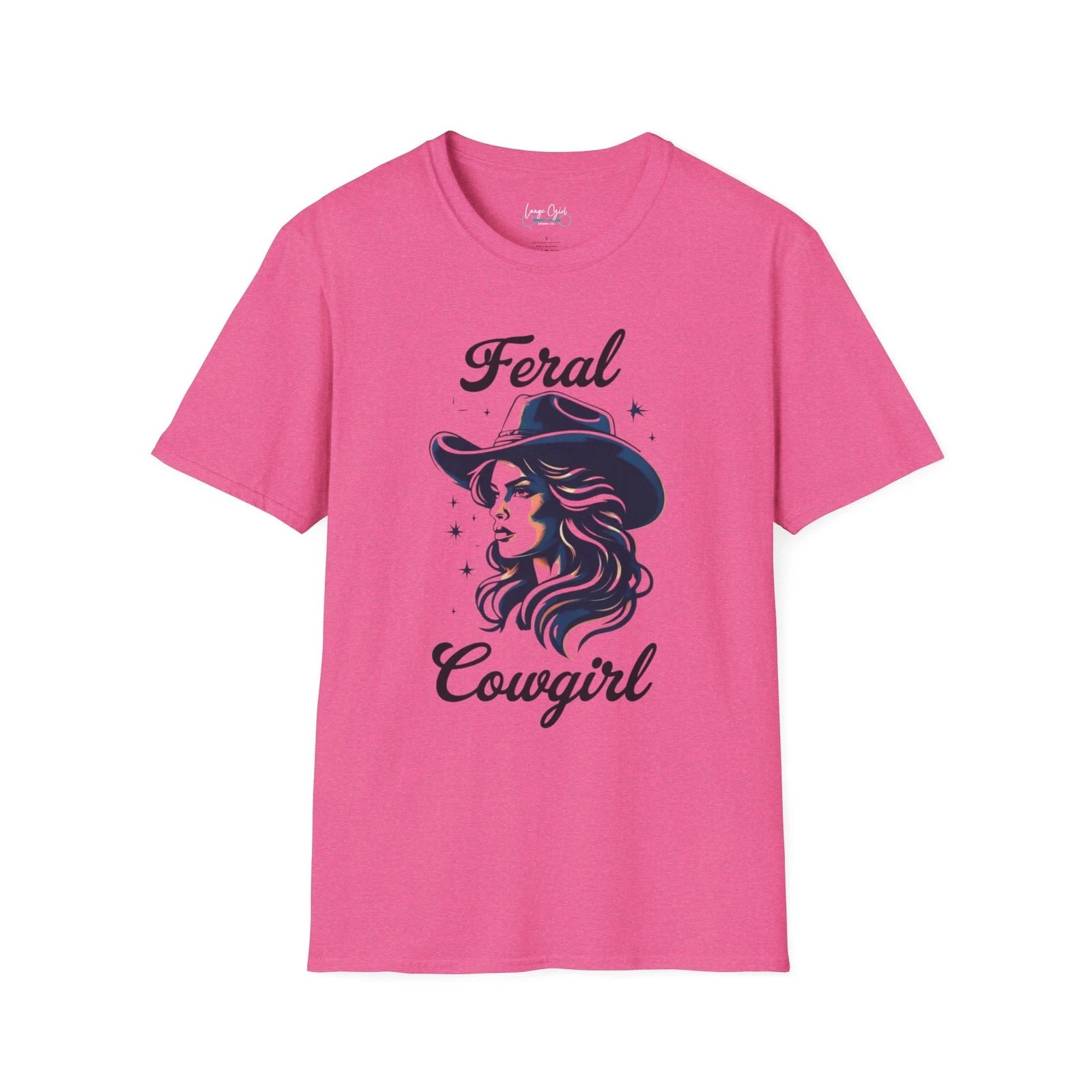 Feral Cowgirl T-Shirt - Stylish Ladies Graphic Tee by Lange Girl Designs