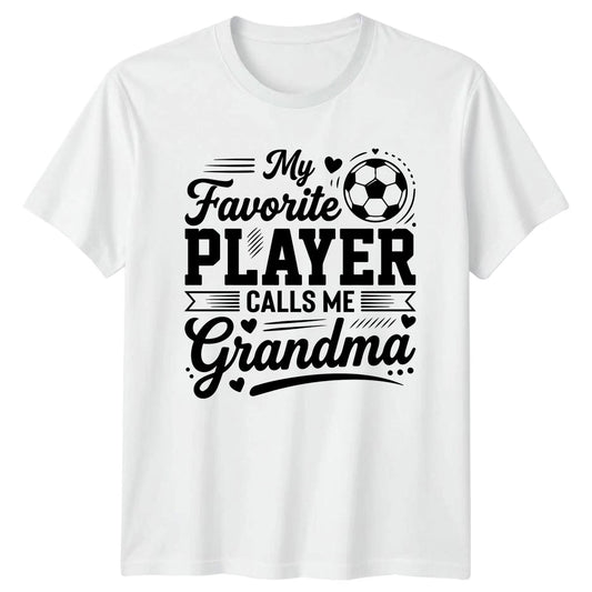 My Favorite Player Calls Me Womens T-Shirt Grandma Soccer Gift For Her