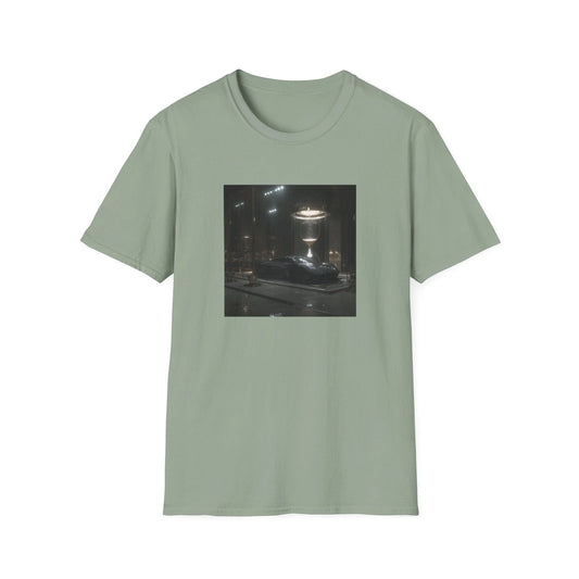 City Night Streetlight T Shirt | Urban Noir Photography Graphic Tee | Unisex