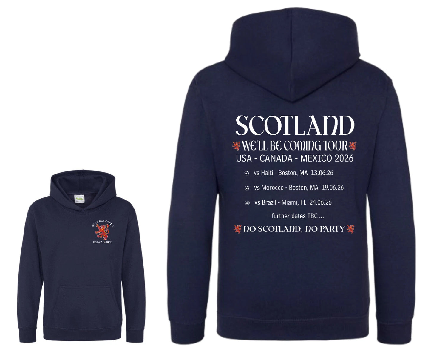 Scotland on Tour, World Cup 2026 hoodie, We'll Be Coming, Scottish Supporters