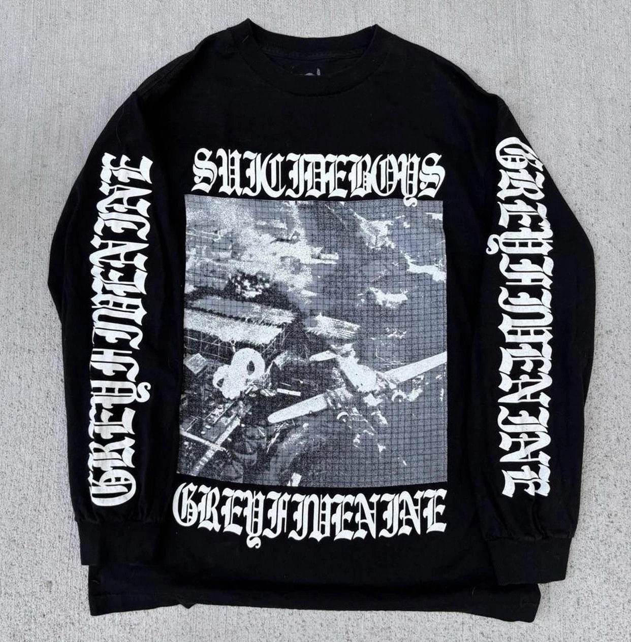 G59 Men's Black Long Sleeve Suicideboys Longsleeve Shirt Size M