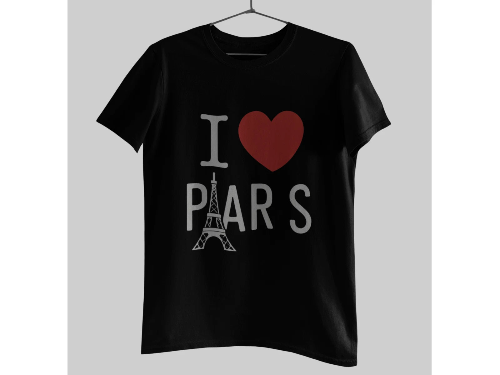 I Love Paris T-Shirt | Eiffel Tower Graphic Tee | Paris Souvenir Shirt | French