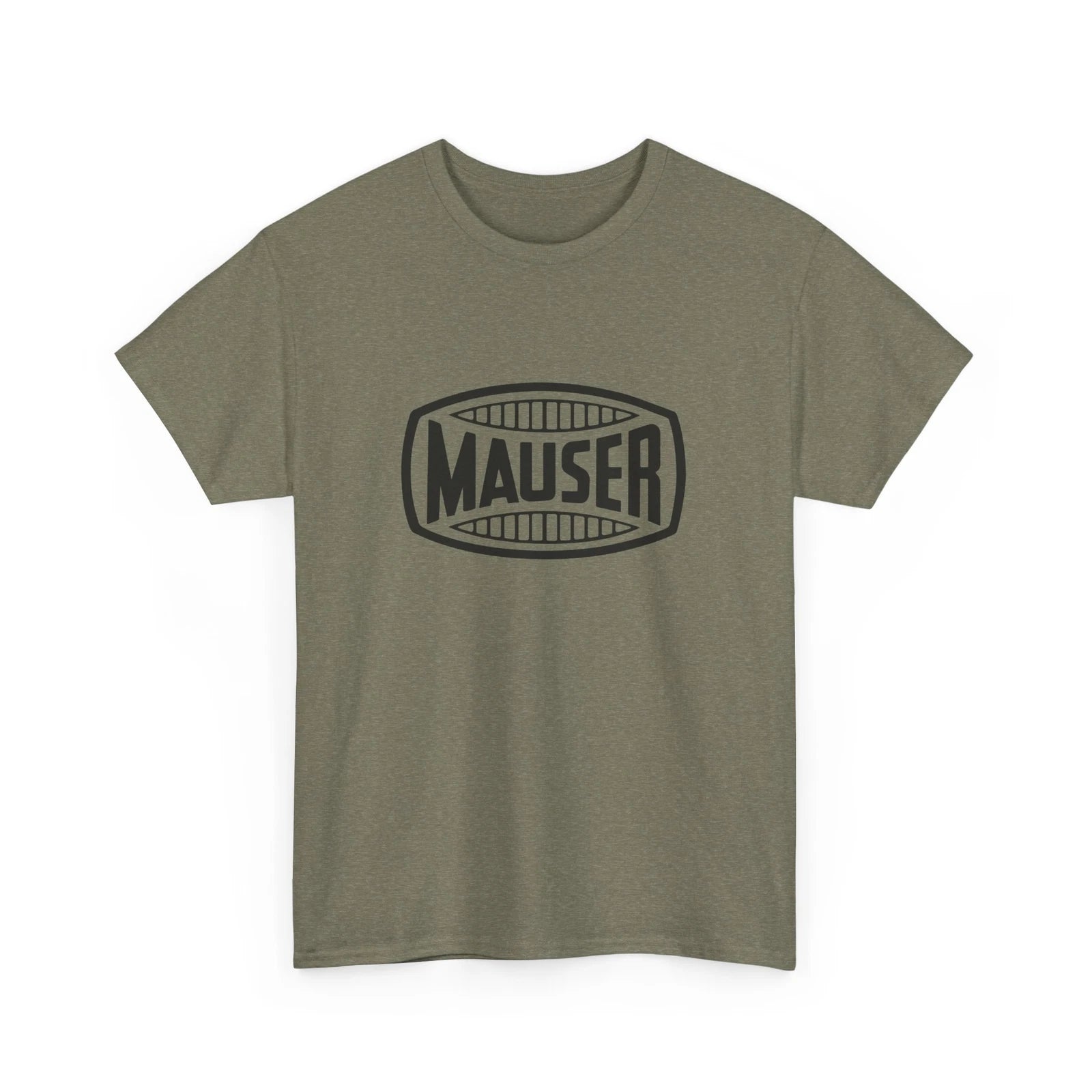 Mauser German Gun Rifle Weapons Arms Manufacturer Badge Emblem Logo Shirt