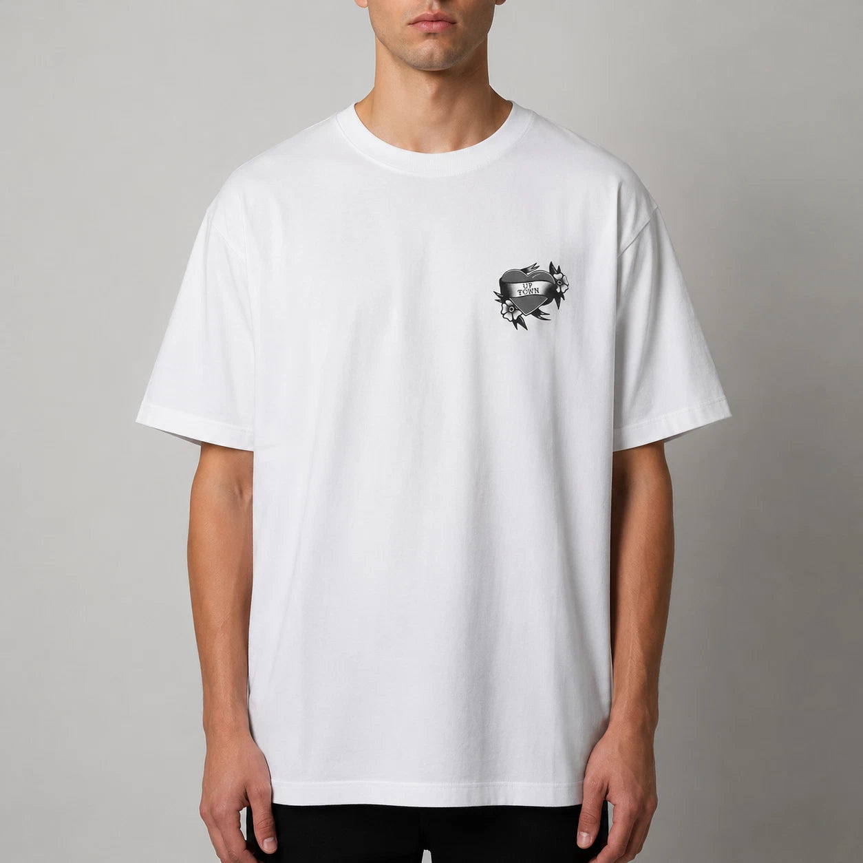 OVO White Uptown Heart Exclusive Tee Shirt - 3XL - New