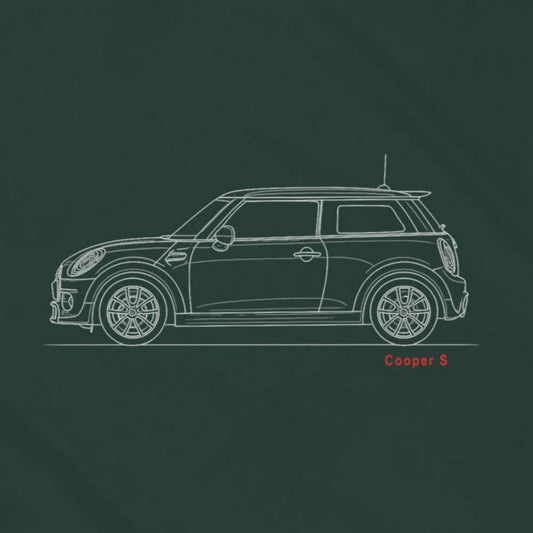 Cooper S T-Shirt An inspired design for a Mini Cooper S driving enthusiast tee