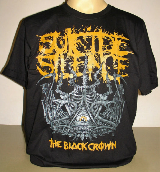 Suicide Silence The Black Crown T-Shirt Size S M L XL 2XL 3XL Deathcore Band New