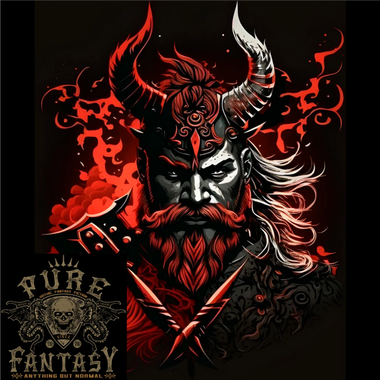 An Artistic Fantasy Viking Warrior Mens Light Cotton T-Shirt