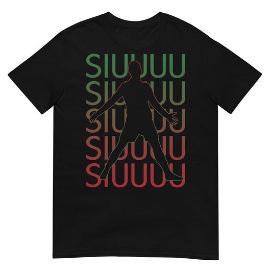 Siuuu Funny Soccer Football Boys Men Women Soccer Player T-Shirt