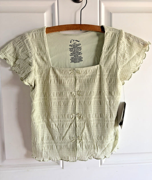 art class Light Green Short Sleeve Shirt - Girls S (6/7)