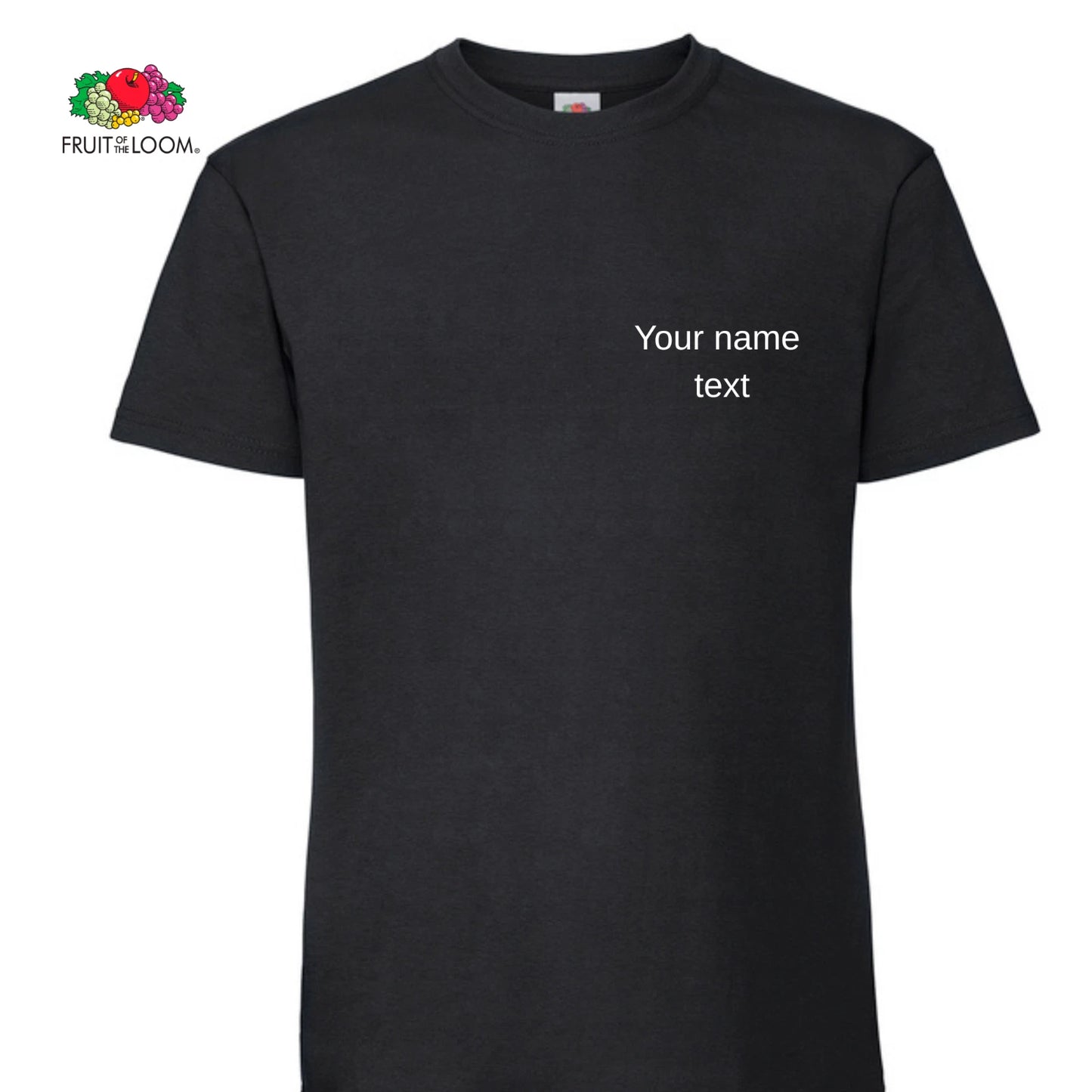 Gas safe Plumber t-shirt Fruit of loom embroidered sleeve customised with text