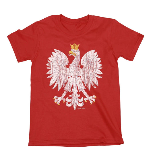 Kids Poland World Cup 2026 Design T-Shirt Football POLISH Arms World Cup