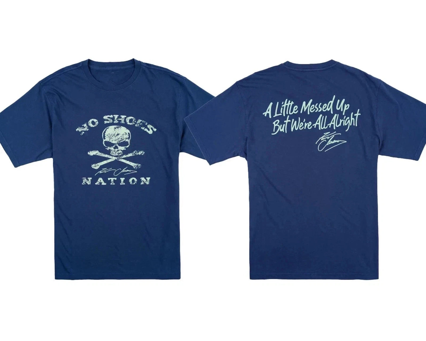 No Shoes Nation Navy Shirt T-Shirt HOT ITEM (navy), size S-5XL