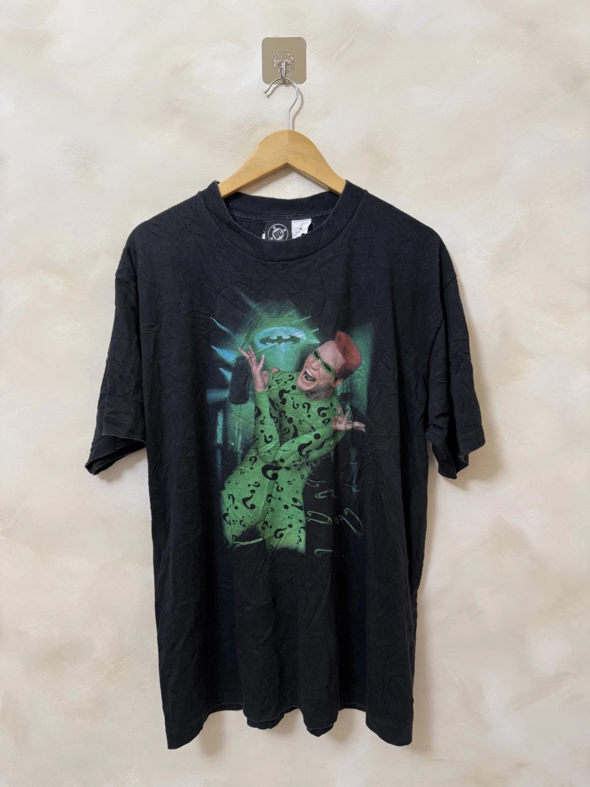 1995 DC Comics Batman Forever  Jim Carrey T shirt