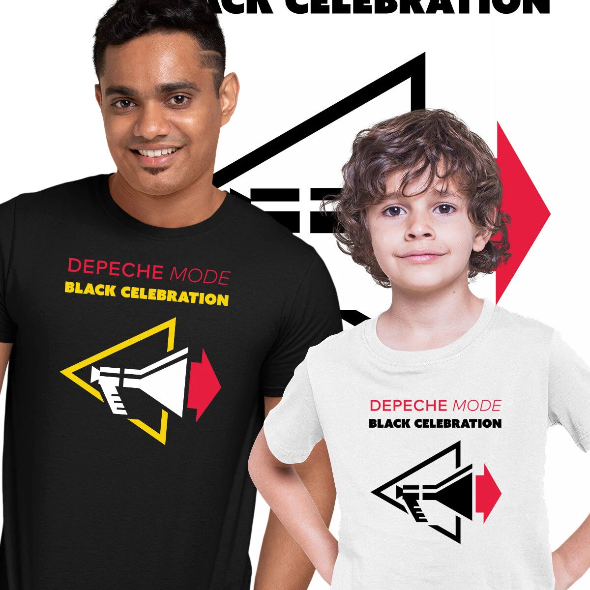 Black Celebration Mode Band T-Shirt | Music Tee for True Fans