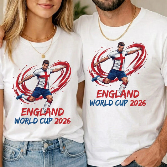 England Football World Cup 2026 Unisex Kids T-Shirt It's Coming Home Soccer Tee