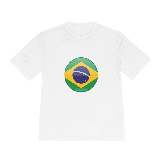 Brazil Flag Soccer Ball Tee | World Cup Brazil 2026