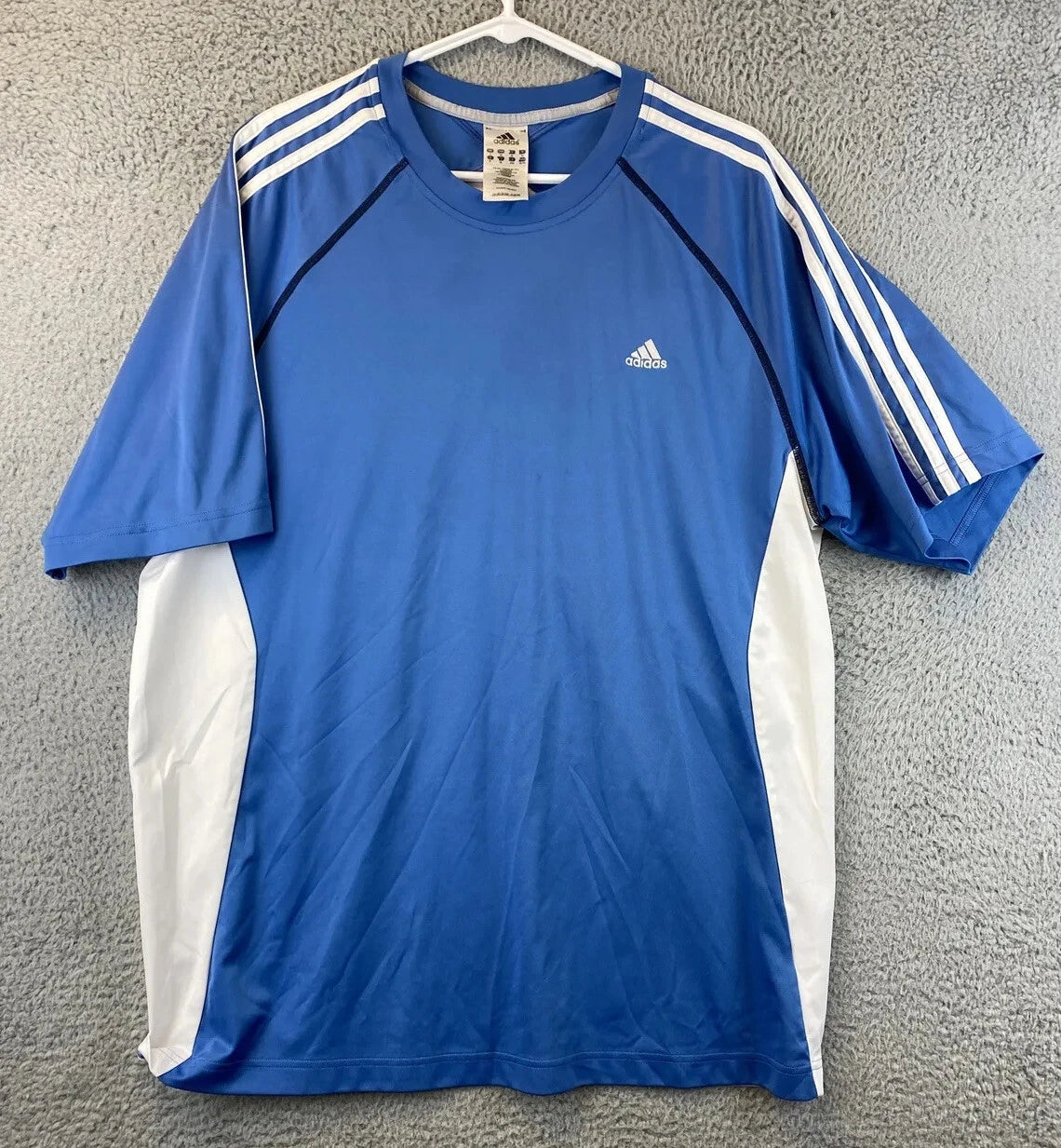 Adidas Mens Soccer T Shirt Medium XL Blue Men's / 81-1