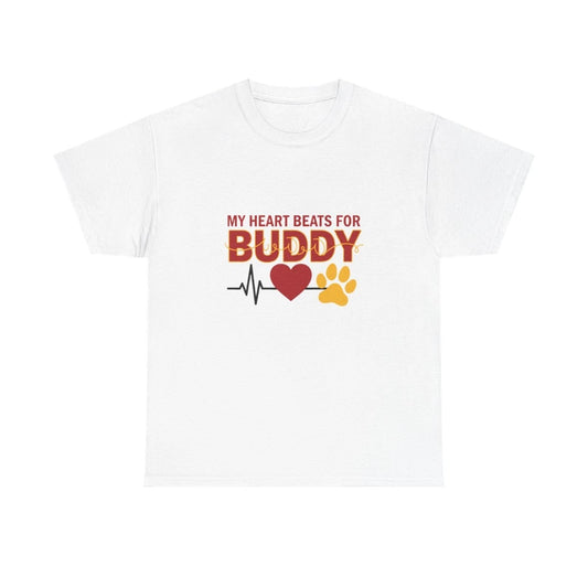 Custom Golden Retriever Paw Print Heartbeat Shirt Personalized Pet Name Tee