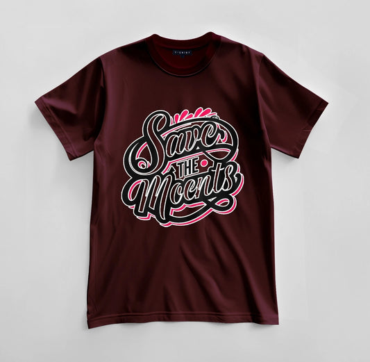 Custom Save the Moments Graphic T-shirt Design Unisex Jersey Short Sleeve Tee