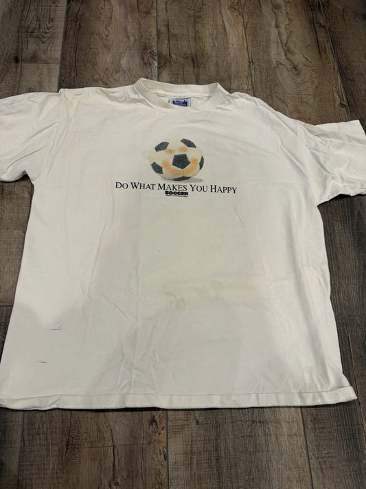 Vintage 1990s  “Aussie T” TShirt Size L Soccer Used