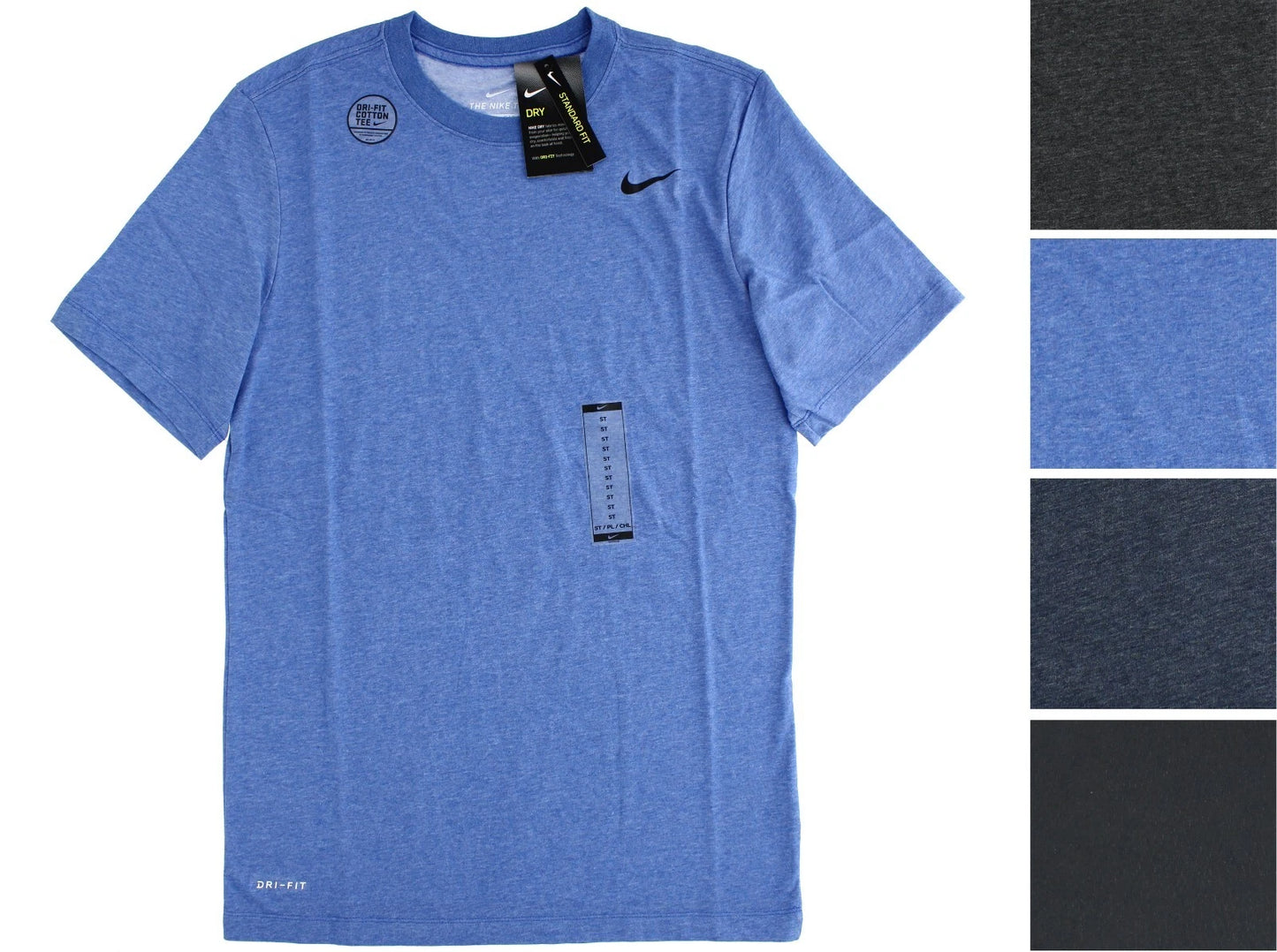 Nike Men's Short-Sleeved T-Shirt DJ8497, Classic Dri-Fit Fabric, Standard Fit