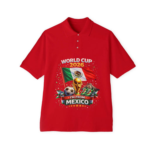 World Cup 2026 Mexico Flag Soccer Polo | I'm From Mexico Polo
