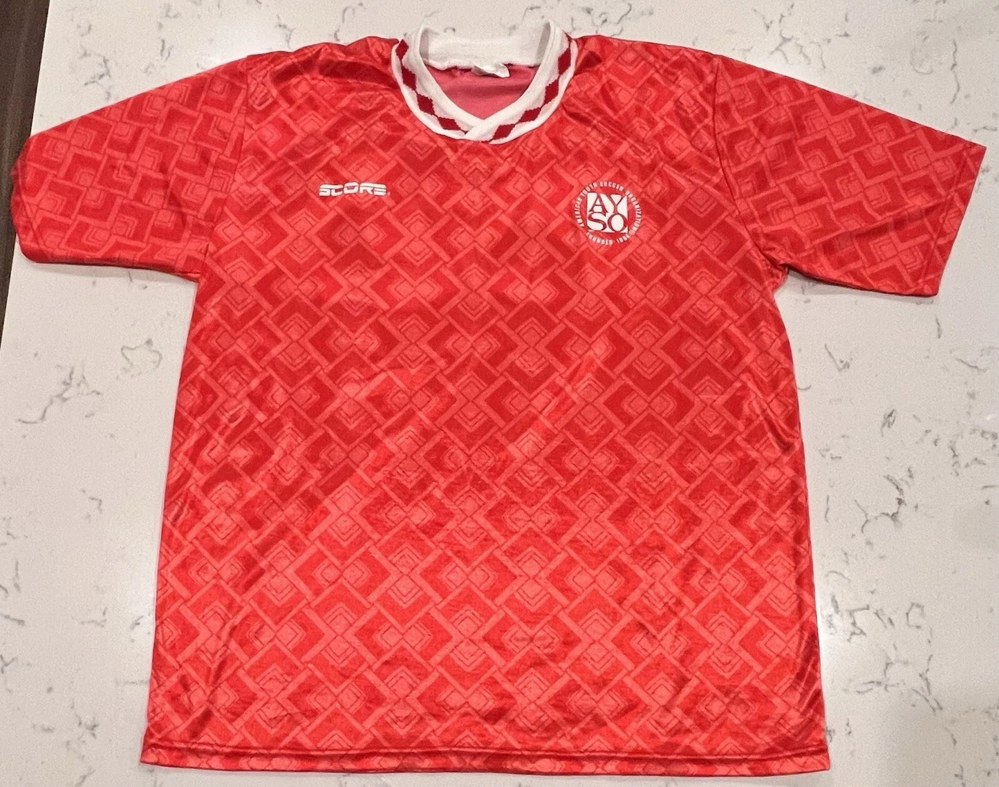 Vintage Soccer Shirt Adult Large Made In The U.S.A.