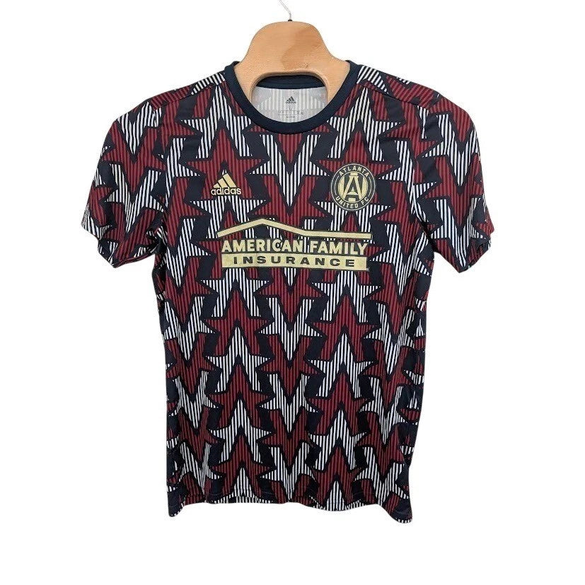 Adidas Atlanta United FC 2019 Americana Pre-match training soccer jersey sz L