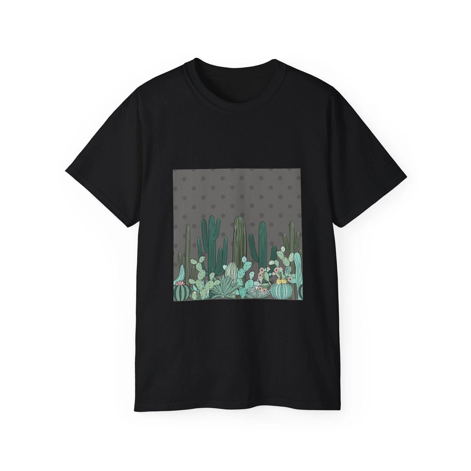 Cactus Plant Green Nature Cacti Flora | Custom Graphic T-Shirt