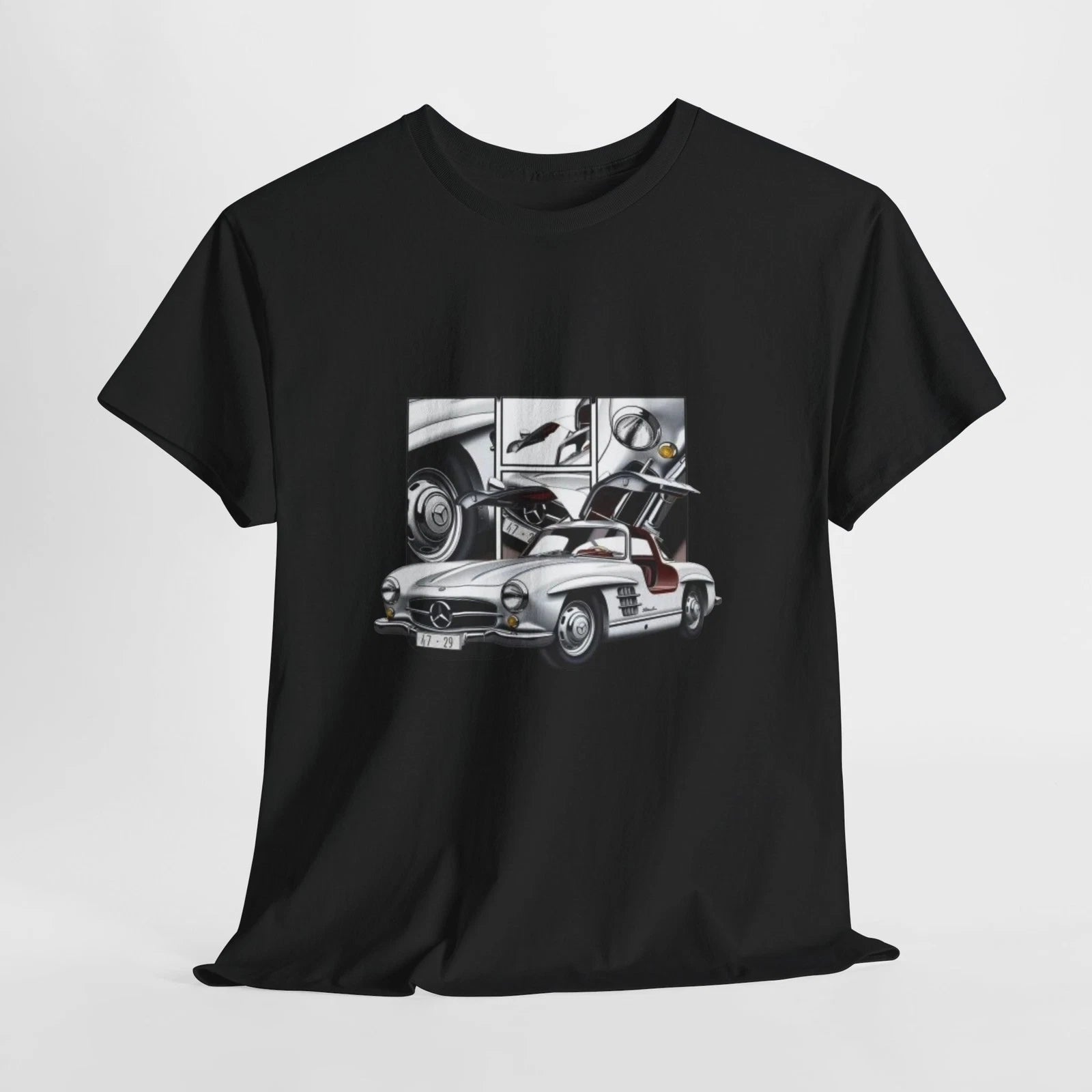 Mercedes-Benz 300 SL Gullwing T-SHIRT Unisex Heavy Cotton Tee
