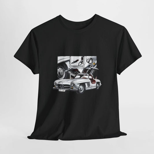 Mercedes-Benz 300 SL Gullwing T-SHIRT Unisex Heavy Cotton Tee