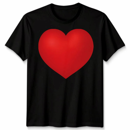 Red Heart Symbol Love Graphic Tee Unisex T Shirt Men’s Women’s Top