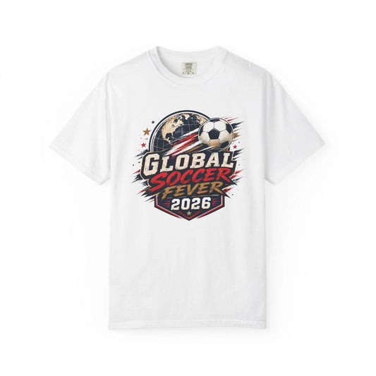Global Soccer Fever 2026 Football Fan Graphic Sports Tee Design