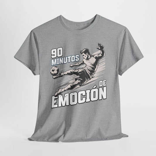 Golazo Graphic Tee 90 Min de Emoción Soccer Futbol Shirt