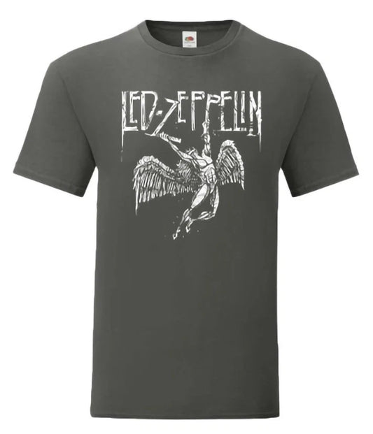 Led Zeppelin Angel - T-shirt short sleeve - Hard rock tee gift for music lovers