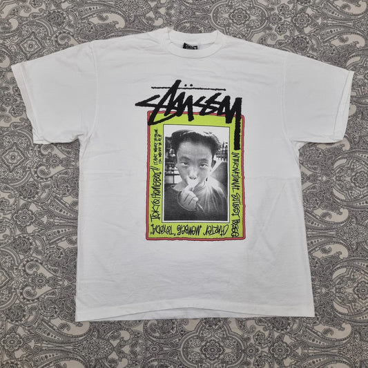 Vintage Stussy Tokyo Toyoda Homeboy T Shirt XL 1980s Print