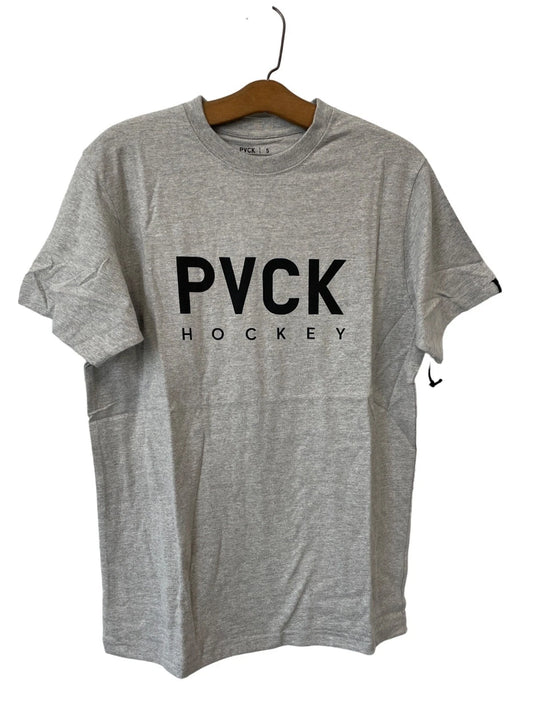 PVCK Graphic Tee Large Hockey Short Sleeve Crewneck Basic Tee Everyday Wear NEW