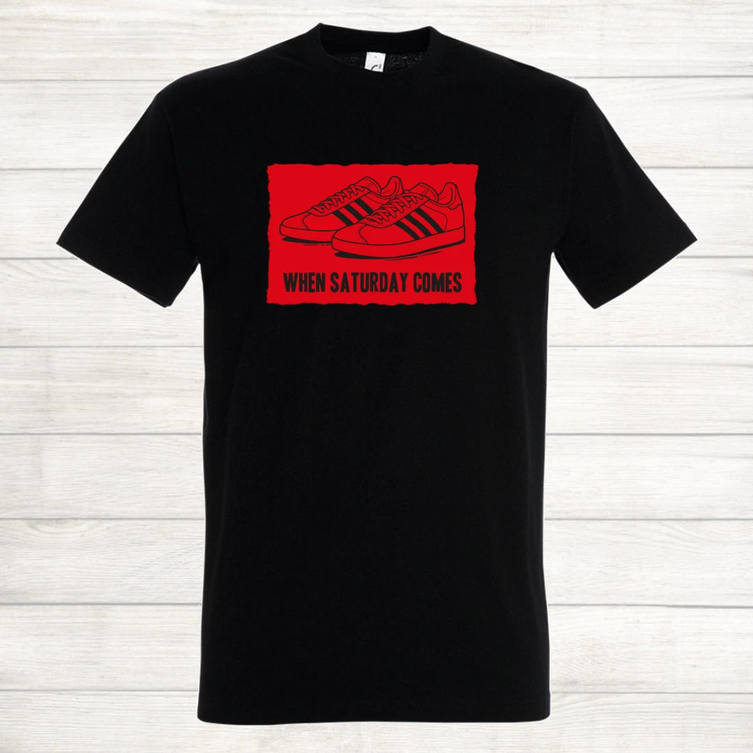Bournemouth Football Gazelle Trainers Away Days Weekend Casual Saturday T Shirt