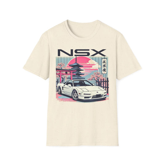 NSX JDM Japanese Pagoda Torii Cherry Blossom Mt Fuji Graphic T-Shirt