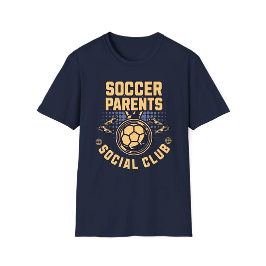 Soccer Parents Social Club T-Shirt, Soccer Mom Dad Tee, Soccer Fan Apparel,