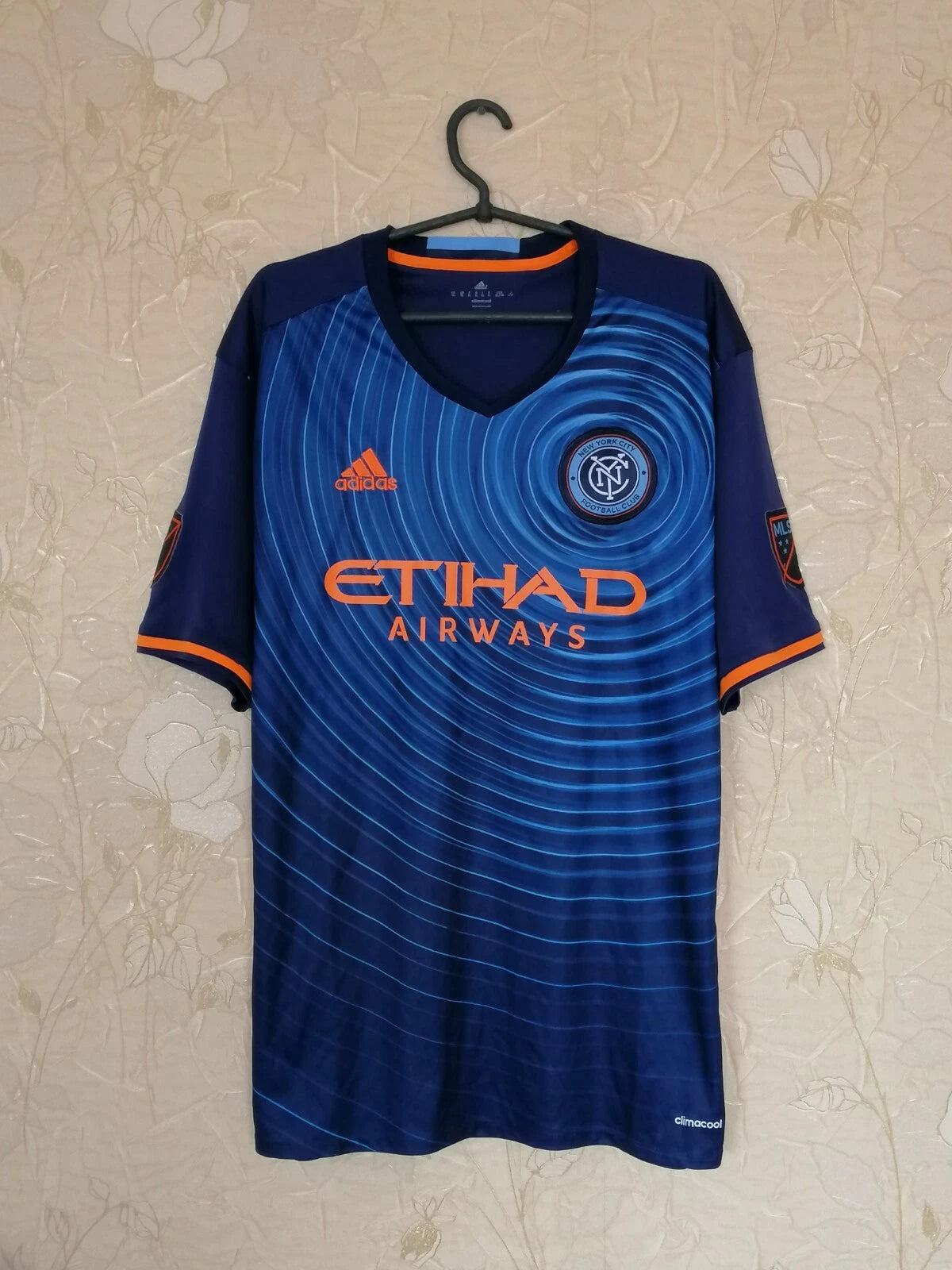 New York City USA 2016 - 2017 away football soccer shirt jersey Adidas size XL