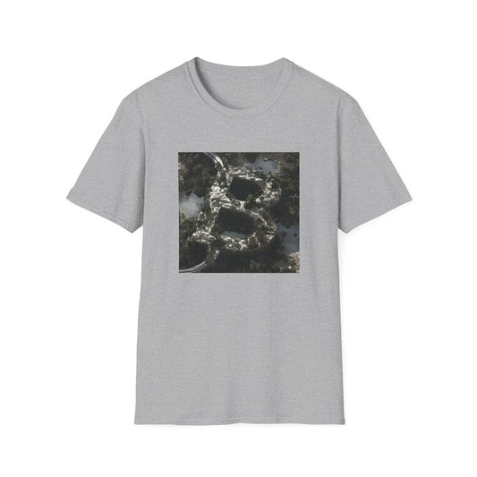 Abstract Marble Texture T Shirt | Dark Stone Graphic Tee | Modern Art Shirt