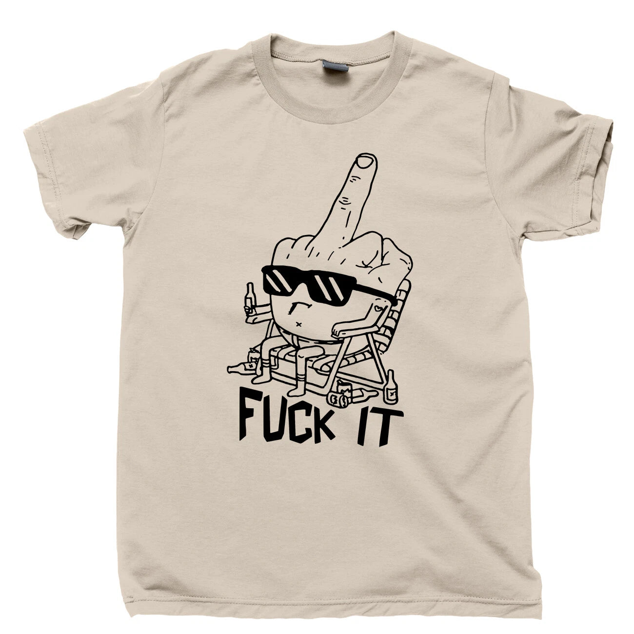 FUK It T Shirt Not Today Call In Sick From Work Flip The Bird Off Emoji Cool Tee
