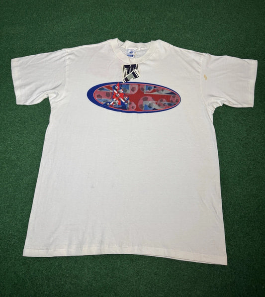 Vintage 90s World Cup Soccer France T-shirt, Deadstock New With Tags Futbol XXL