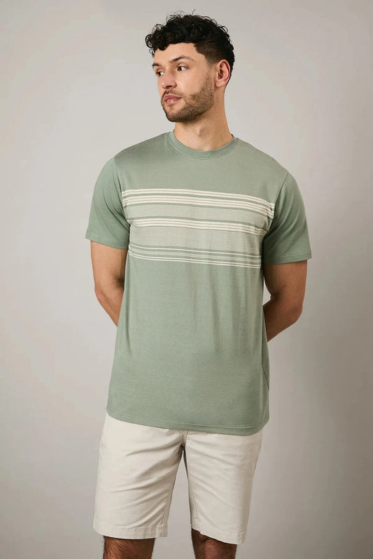 Maine Khaki Basic T-Shirt Mens Casual T-Shirts