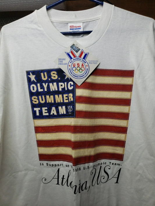 Rare NWT Hanes 1996 Atlanta Olympics Shirt XL