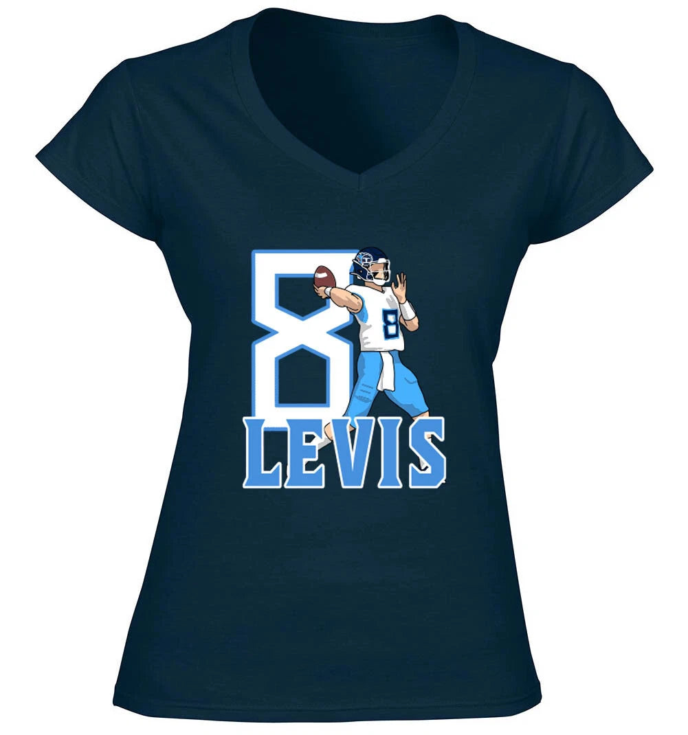 Will Levis 8 Jersey LADIES V-Neck Shirt T-Shirt